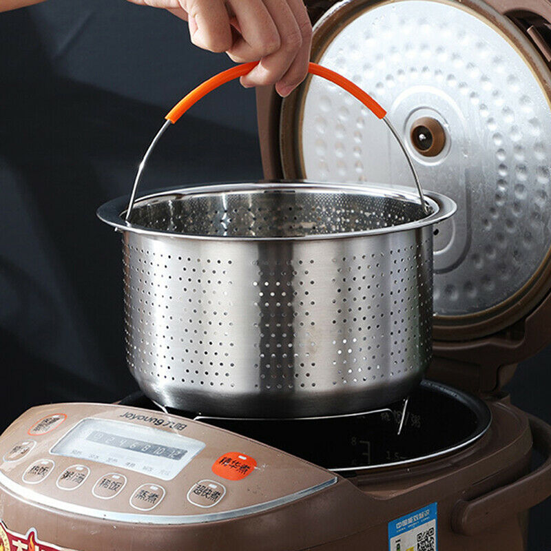 Rice Cooking Steam Basket Pressure Cooker Anti-scald Steamer Fruit CleaningA FT