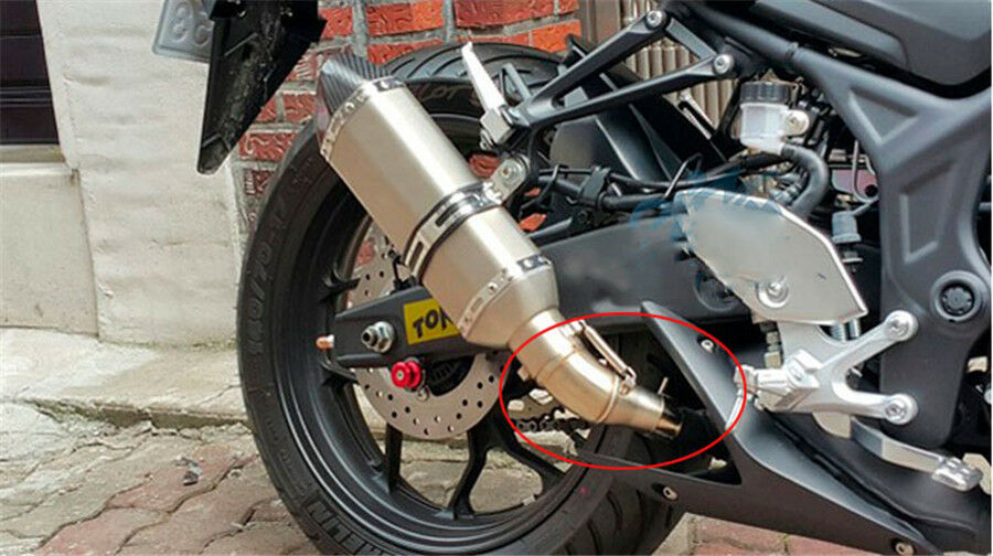 1 x  Muffler link pipe Motorcycle Exhaust Pipe Muffler Escape Connecting Pipe