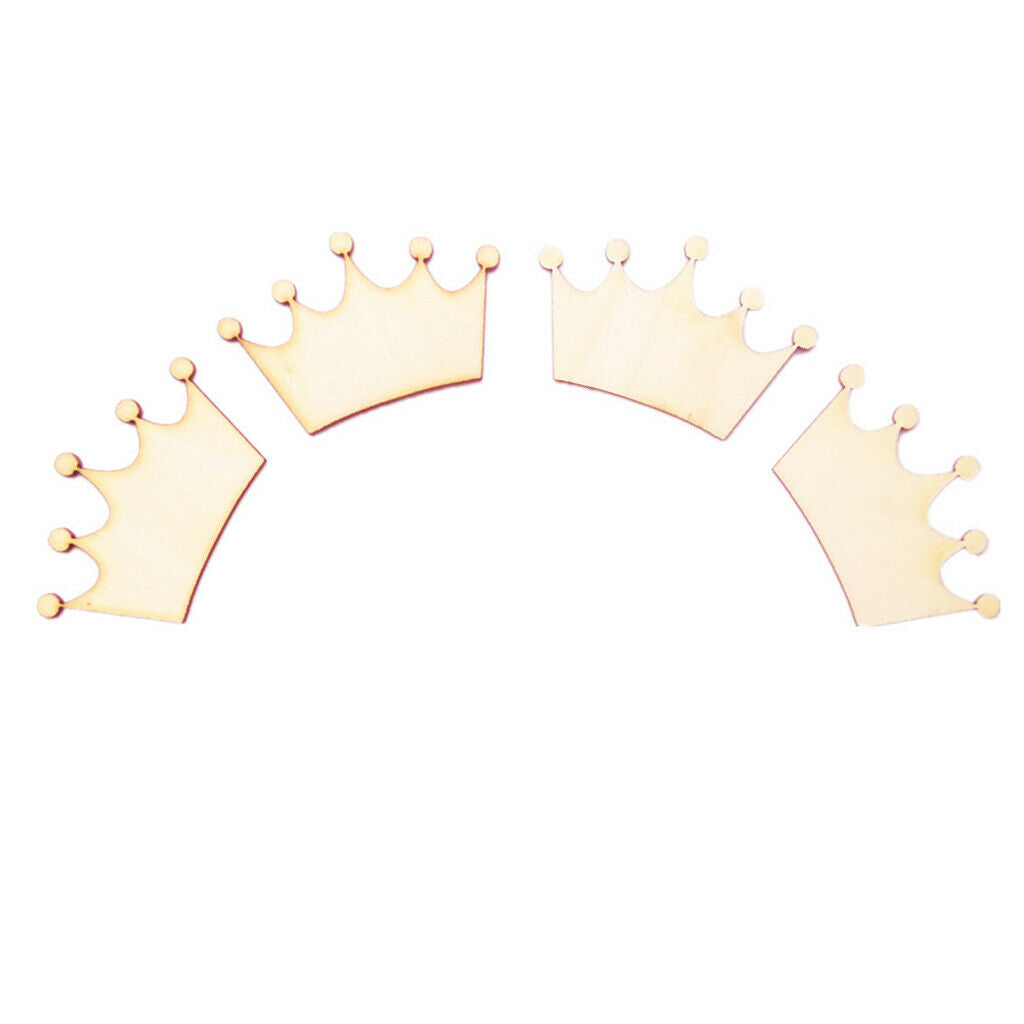 24 Pieces Wood Ornaments Wood Christmas Tree  Shape Slices Decorations