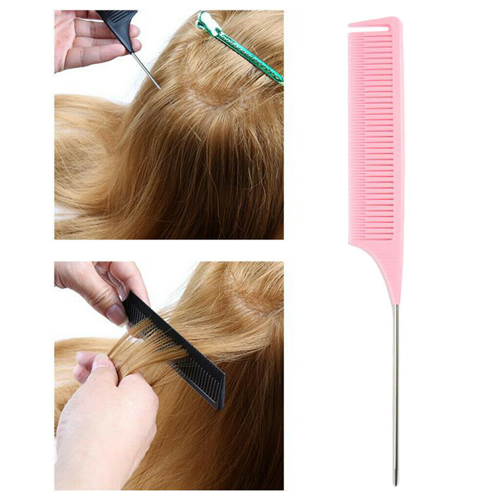 ABS Fine Weaving Highlighting Foiling Hair Combs Salon Styling Dyeing Tool