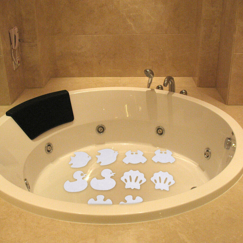 Bath Tub Non-slip Appliques Cartoon Decals Treads Anti Skid Shower Stickers