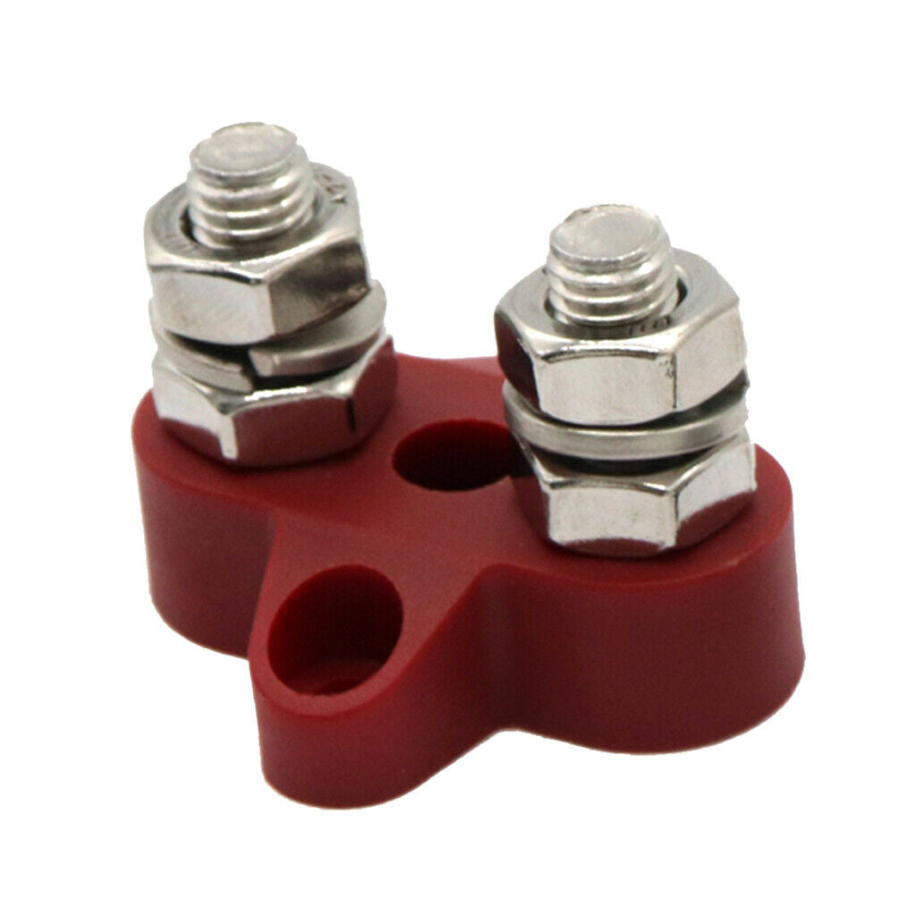 1 Piece Red Terminal Block Power Distribution Block Power Connection Block