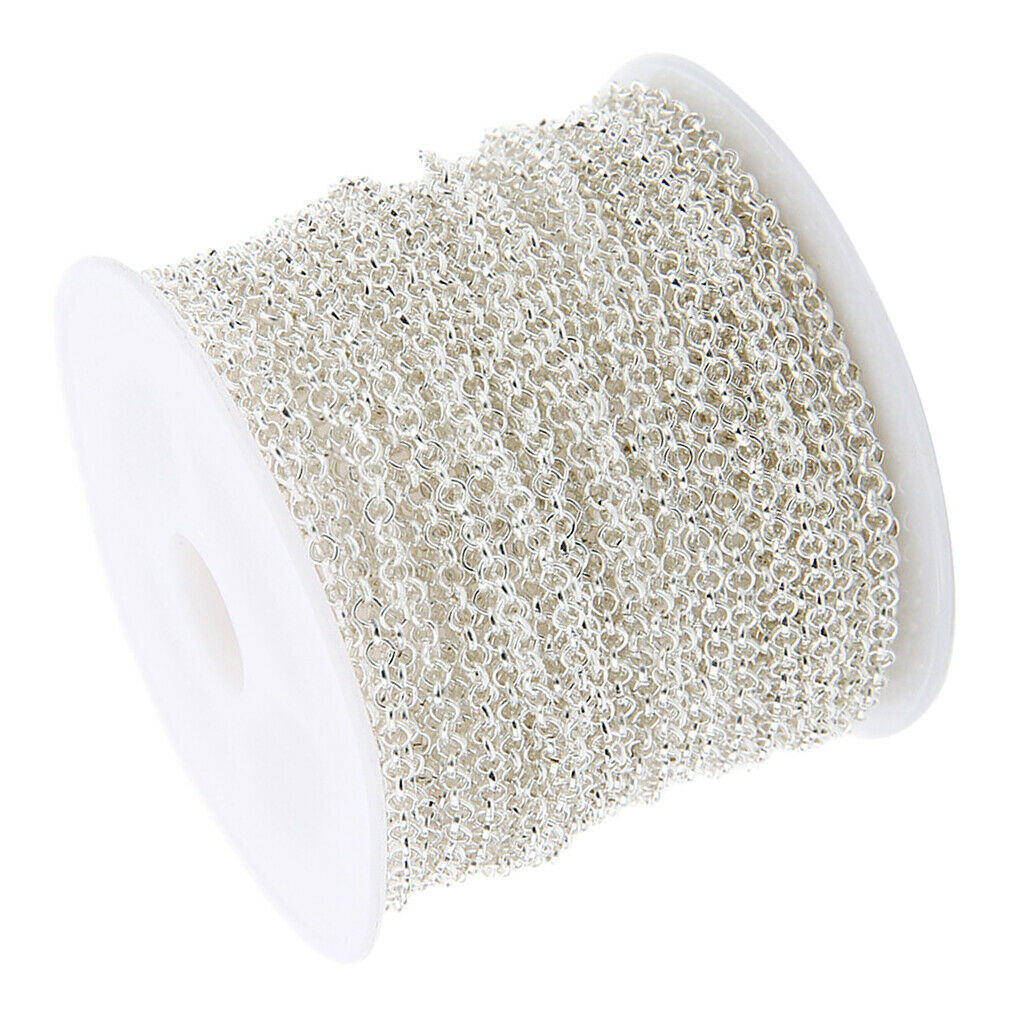 10yds 2mm Iron Tail Chain Extension Charms for Bracelet Jewelry Findings