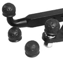 Universal 50mm Black Tow Bar Ball Cover Cap Towing Hitch Caravan Trailer Prot Lt