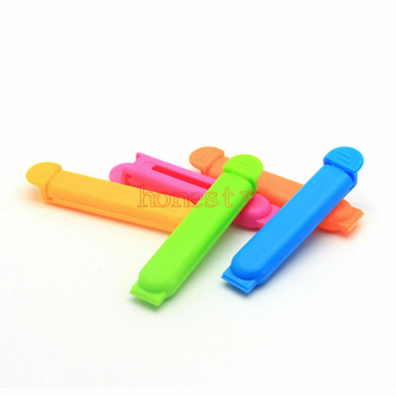 10pcs Kitchen Storage Food Snack Seal Sealing Bag Clips Clamp Plastic