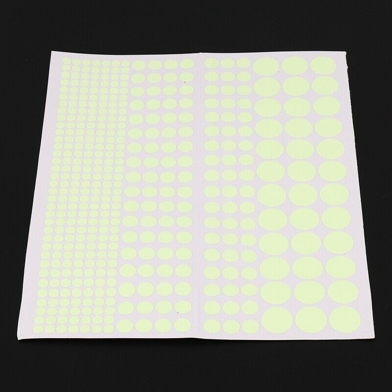 407Pcs Diy Glow In The Dark Wall Stickers Luminous Fluorescent Rould Dot For BG6