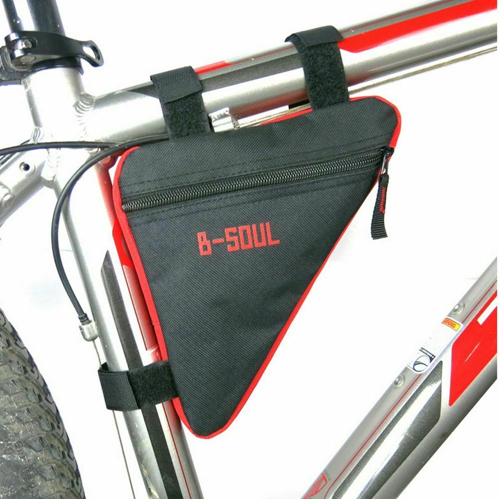 Water Cages Bike Beam Pocket Triangle Bicycle Bag Bicycle Bags Front Package