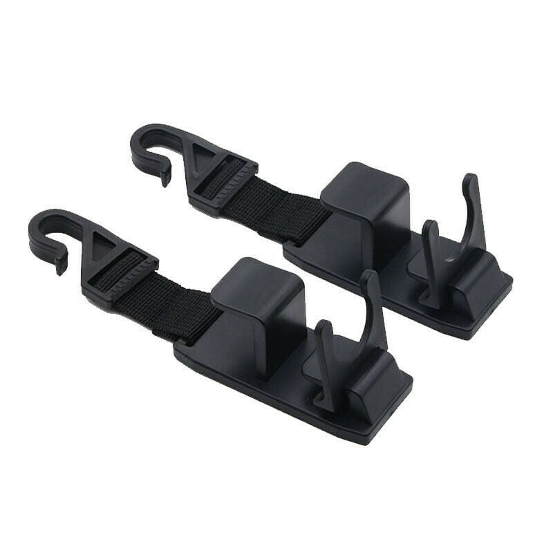 2Pcs Universal Car Seat Hook Back Portable Car Interior Hanger Holder Storage