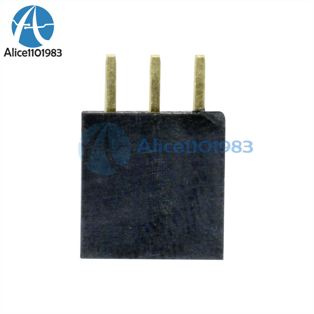 50PCS New Single Row 1x3 pins 2.54mm Female Header Straight Connector