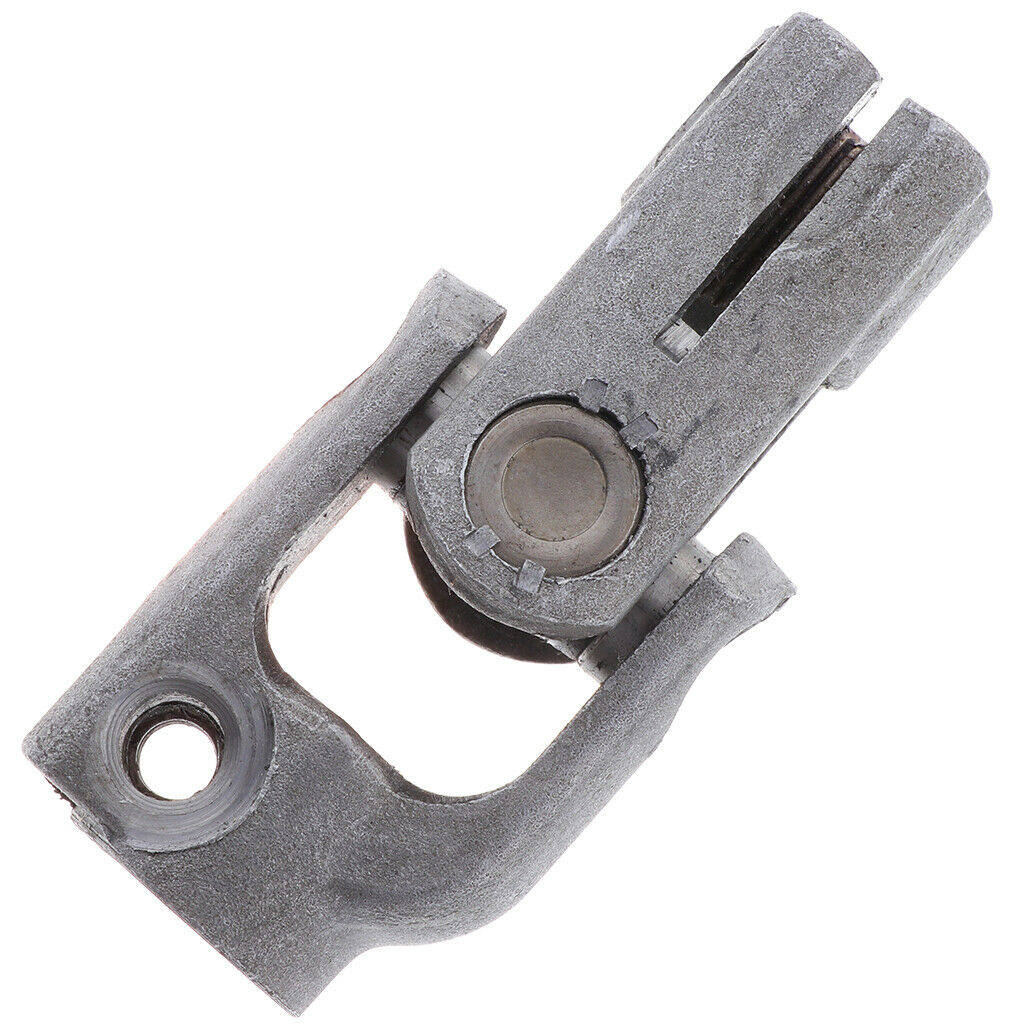 Metal 30T 14mm Polished Steering Shaft Ball U-Joint Coupler for ATV Vehicles