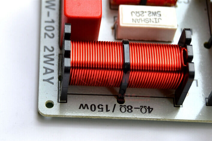 2pcs 2-Way 2-Unit Crossover Filter Audio Frequency Divider 4-8 ohm 150W 3500HZ