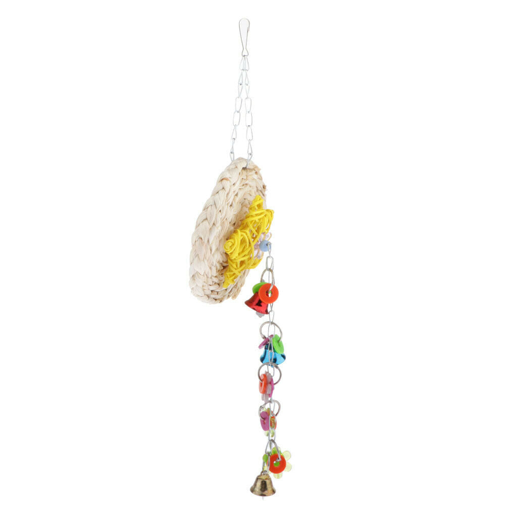 Birds Chew Bite Bell Toys Cage Decor Accessory For Small Medium Large Birds
