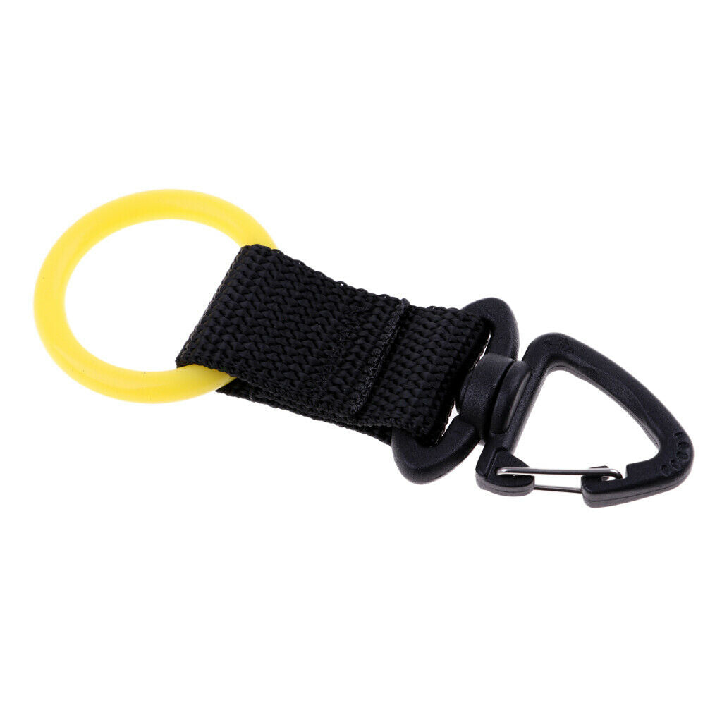 Webbing Regulator Snorkeling Mouthpiece Holder Lightweight Retainer Yellow