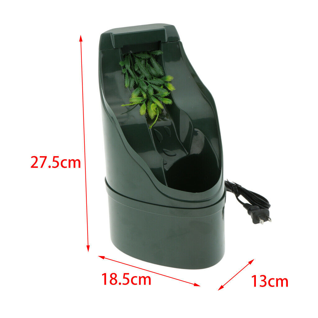 Adjustable Reptile Drinking Water Filter  Feeding  Dispenser