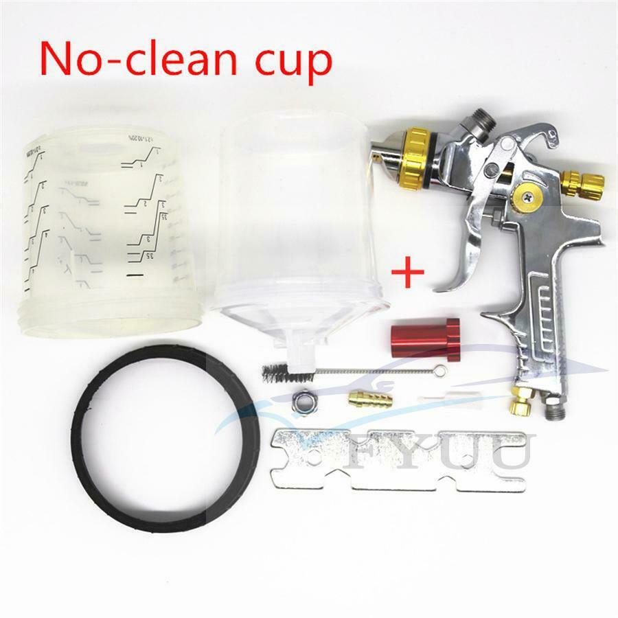 1.7mm Digital Air Pressure Regulator PSI Ba Kpa KG/CM² Spray Gun Tool +Cup 600ml
