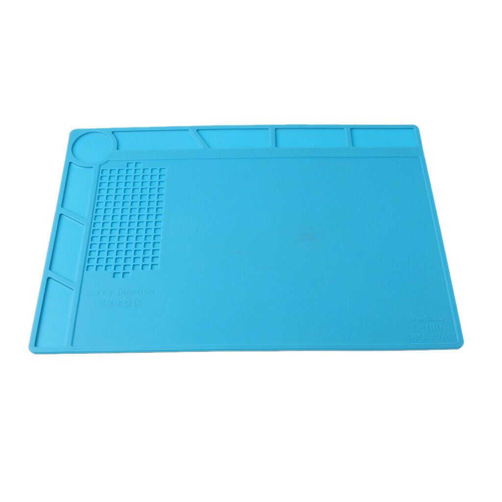 Anti Static Magnetic Heat Insulation Silicone Pad Desk Mat Soldering Repair