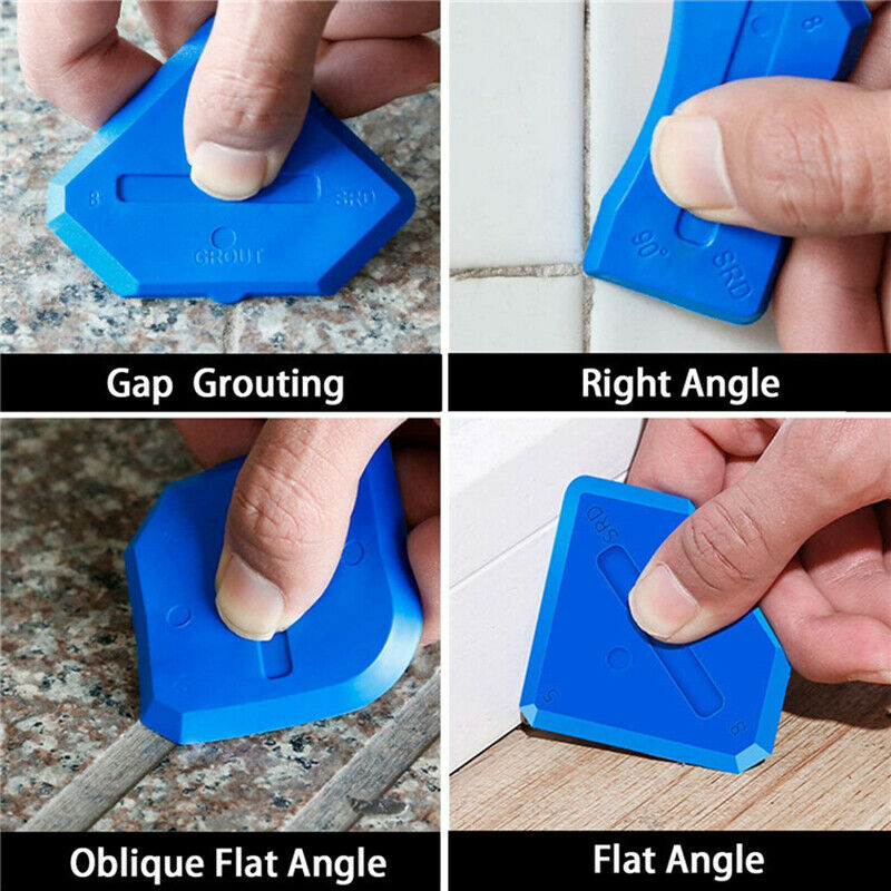 10PC Silicone Scraper Caulking Grouting Sealant Finishing Clean Remover Tool  TL