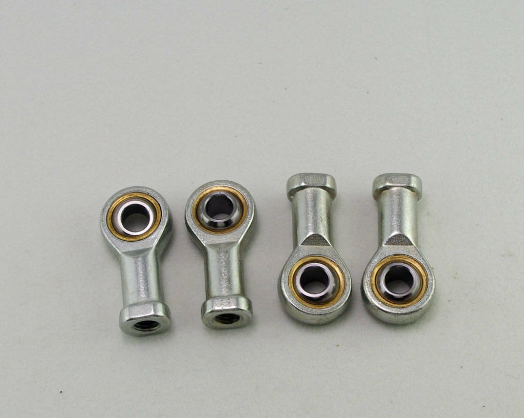 4pcs 10mm Female Rod End 2 Right and 2 Left Hand Metric Threaded Joint Bearing