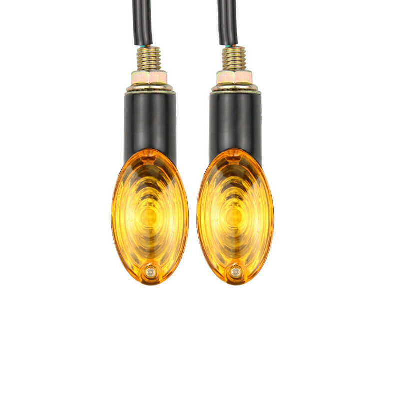 12V Universal Motorcycle Scooter Bike Turn Signal Indicator Blinker Amber Light