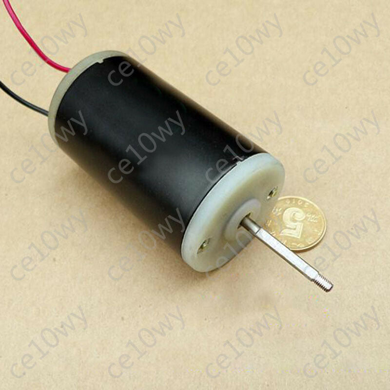 12V-24V DC Motor 6400RPM Ball Bearing High Torque 555 Brushed Electric Motor
