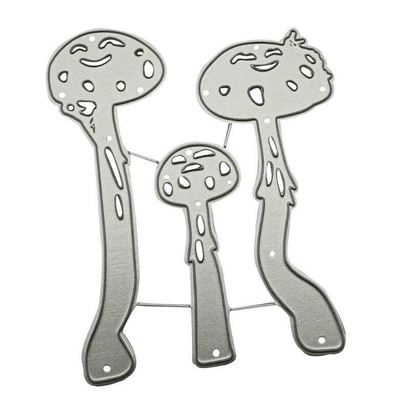 Mushroom Metal Cutting Dies Stencil DIY Scrapbooking Album Paper Card Template