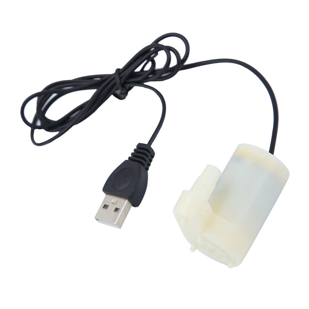 DC 5V USB Pump 1.5-2 L/Min Submersible Water Pumping Aquarium Fish Fountain