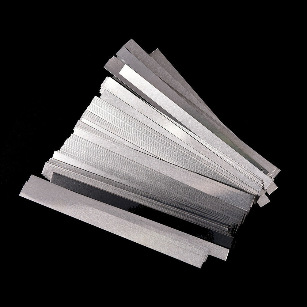 100pcs/lot 0.15x6x100mm nickel strip sheets for battery spot welding machine SJ
