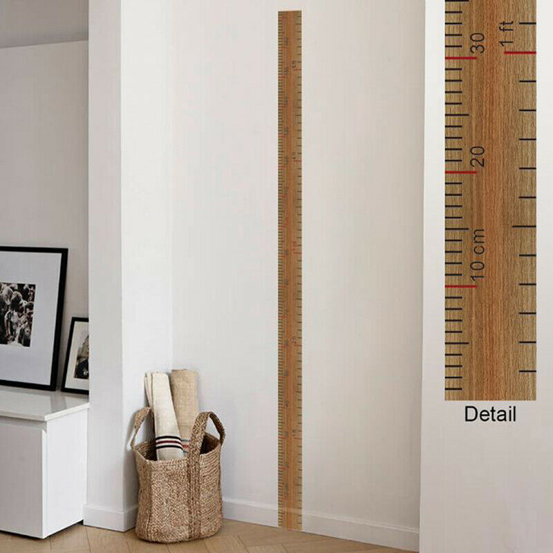 Ruler Height Measure Wall Stickers For Kids Rooms Children's Home Dec.l8