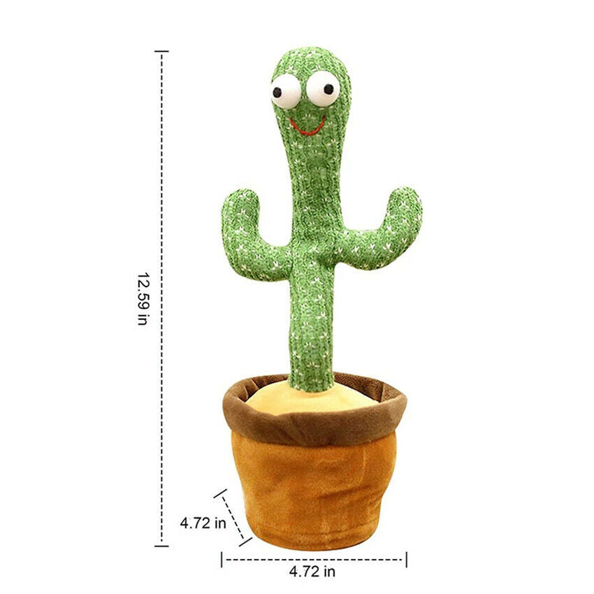 Funny Dancing Cactus Singing Twisting Electric Shake with the Songs Plush Toys