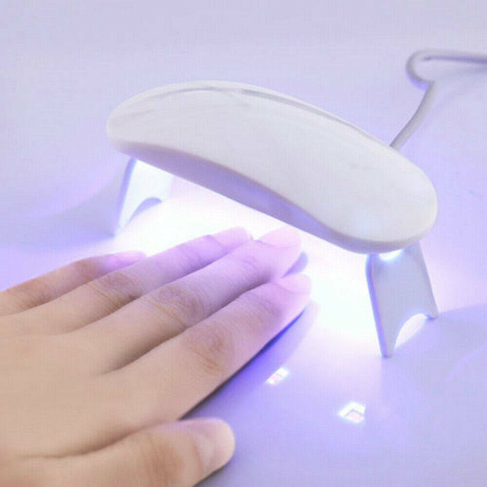 6W Nails Lamp LED Light Portable Mini UV 3-LED Lamp Nail Dryer Gel Nail Art Tool