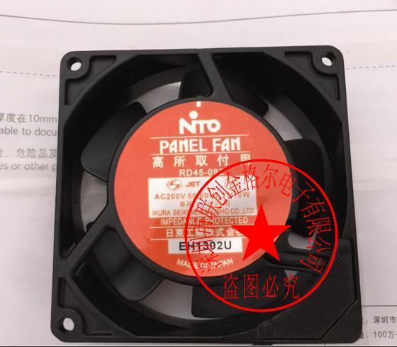 For 1pc NTO PANELFAN RD45-092 All metal fan AC200V