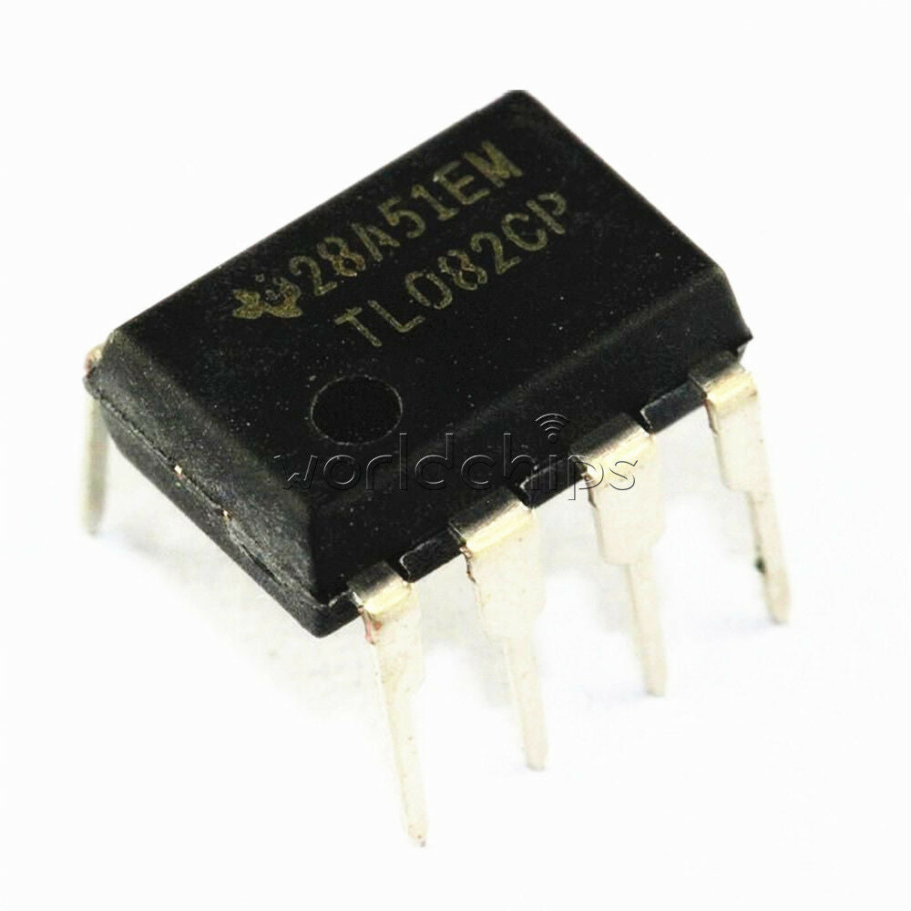 20PCS TL082 TI DIP8 IC JFET-INPUT OPERATIONAL AMPLIFIERS