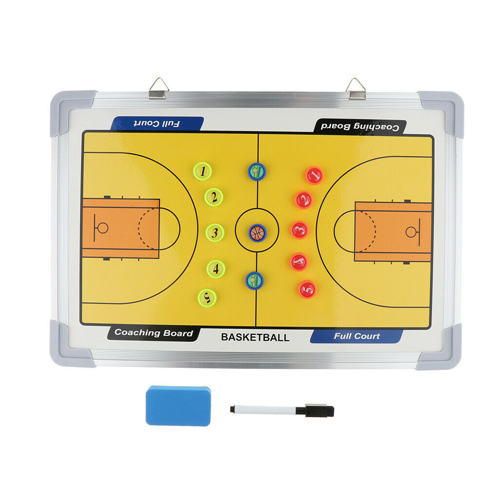 Aluminum Alloy Basketball Coaching Board Training Clipboard With Hook