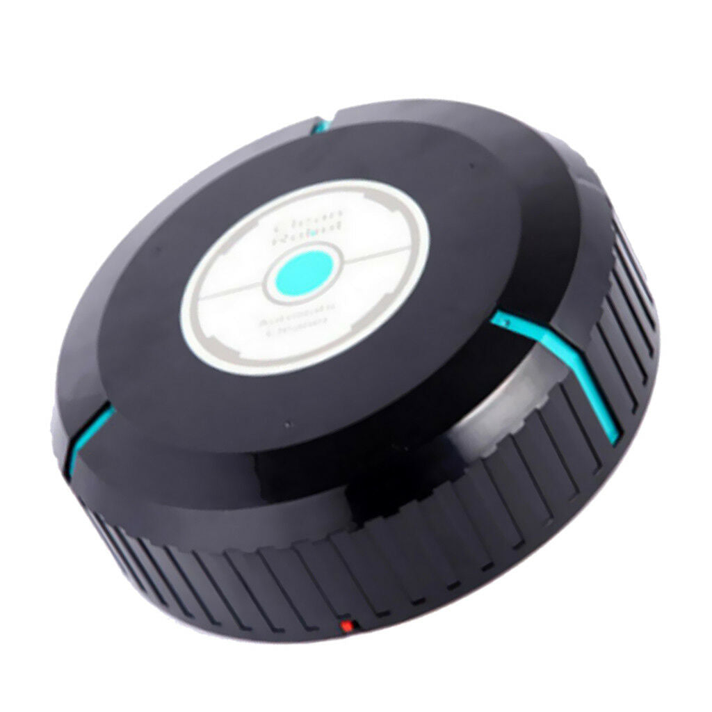 Auto Cordless Vacuum Cleaning Robot Robotic Cleaner for Hair Dust Dirt Black