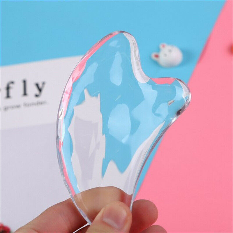 1PC Crystal Scraper Board Face Lifting Tool Gua Sha Face Massage Facial MassFCA