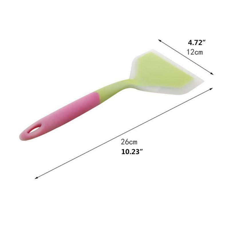 Non-stick Omelette Spatula Durable Heat-resistant Silicone Cooking Tools Wide