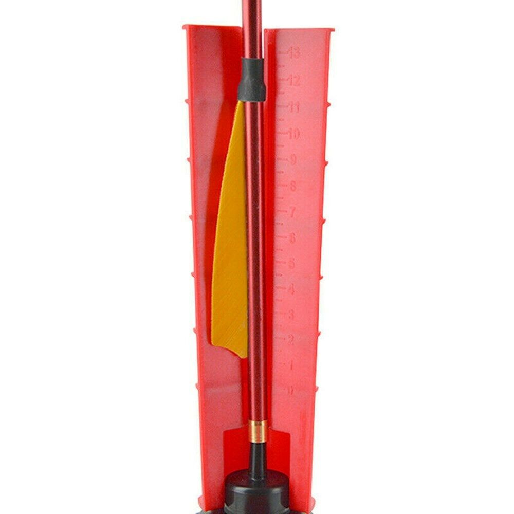Cylindric Arrow Fletching Jig Vanes Fletches Stick Shaft Archery Feather Tool CA