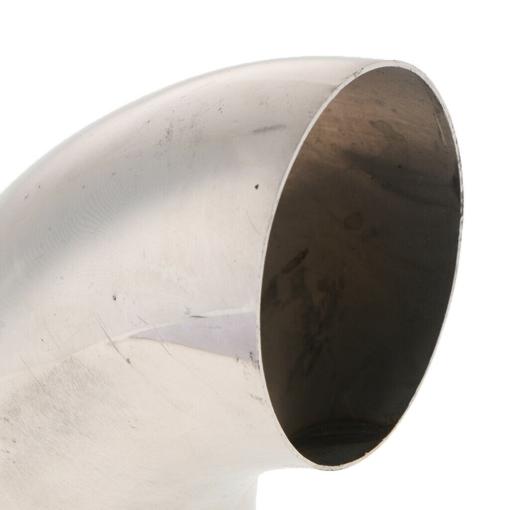 2x Auto 2.5" 90 Deg Bendable Elbow Weld-On Exhaust Pipe Tube Thickness:1mm
