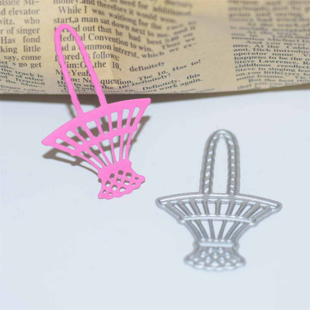 flower basket metal cutting dies stencil scrapbook album paper embossing .l8