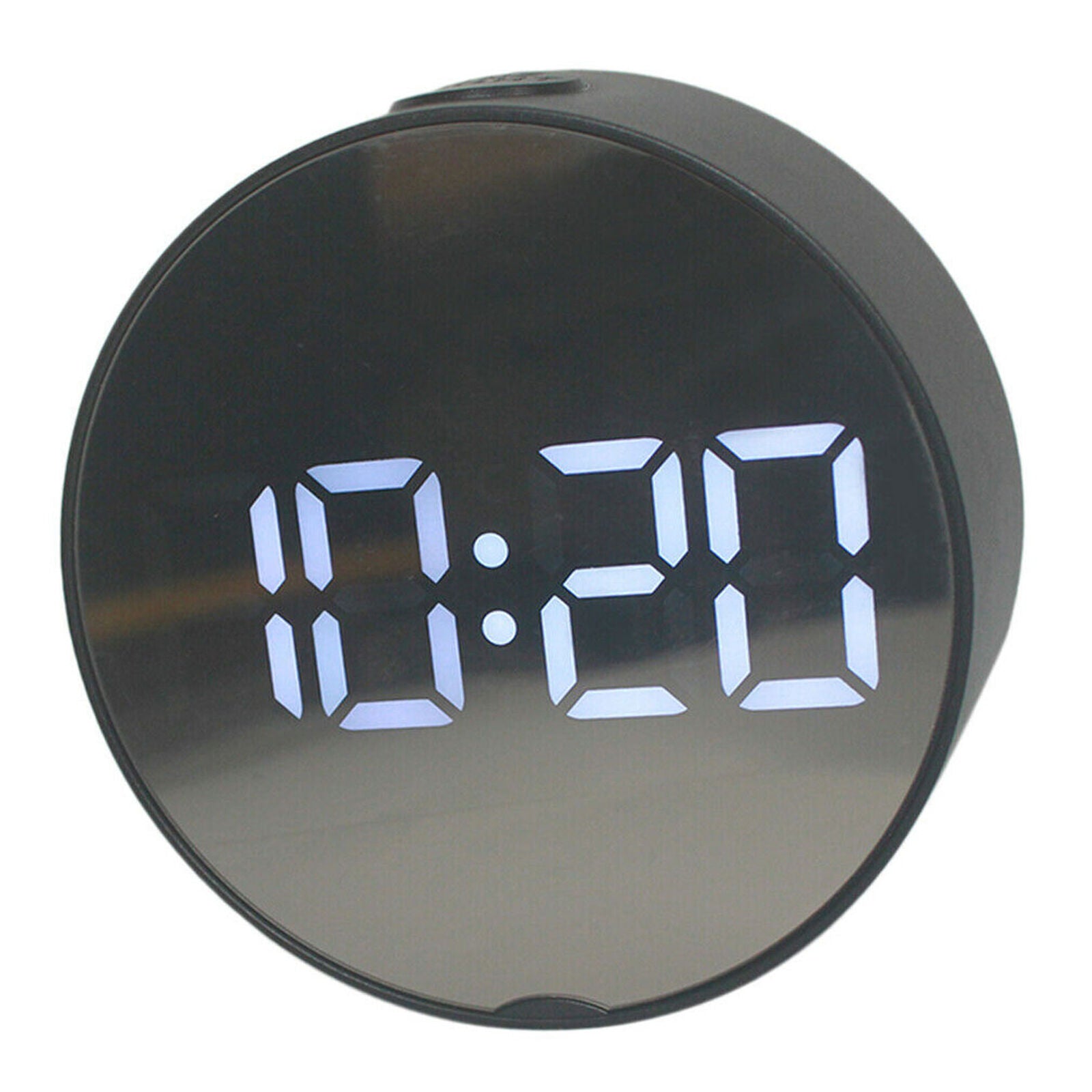 LED Digital Alarm Clock Battery Operated Only Small for Bedroom/Wall/Travel