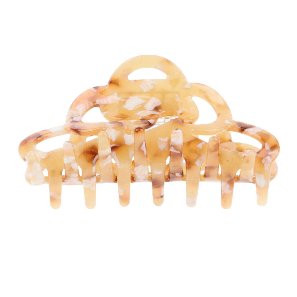 Claw Clip for Hair  of Shells Holding Clip Clamp for Woman Girl Lady - Beige, as