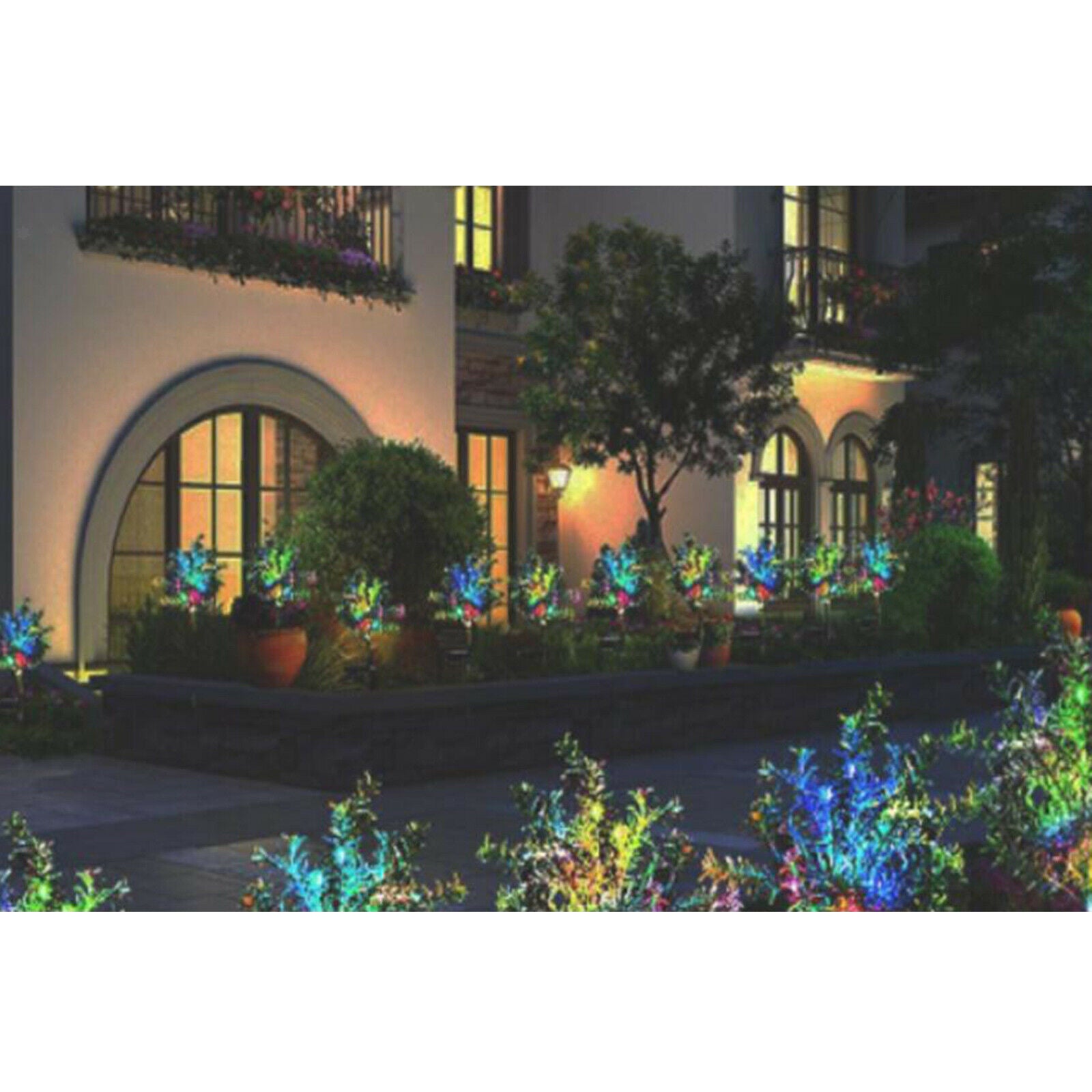 Outdoor Peacock Solar Light Yard Lawn Backyard Patio In-Ground Garden Lights