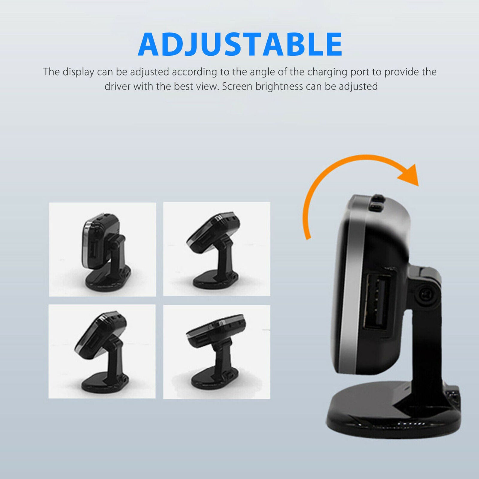 Wireless USB TPMS LCD Car Tire Pressure Monitoring System + 4 External Sensors