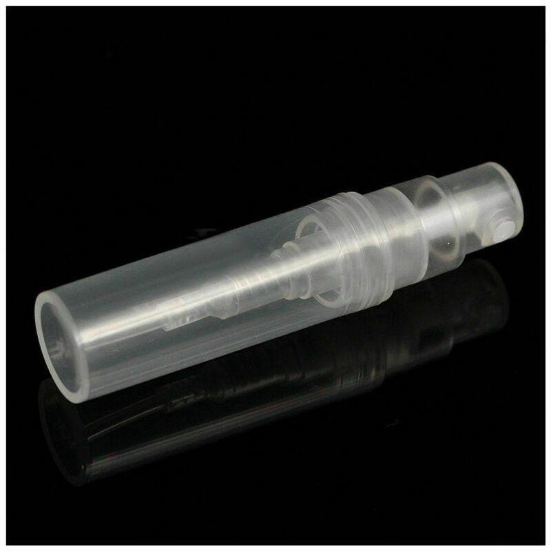 50PCS 2ml Travel Transparent Plastic Perfume Refillable Empty Spray Bottle