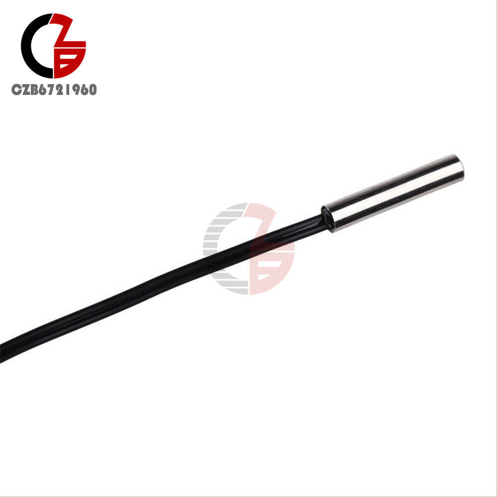 20PCS NTC Thermistor accuracy temperature sensor 10K 1% 3950 Waterproof Probe 1m