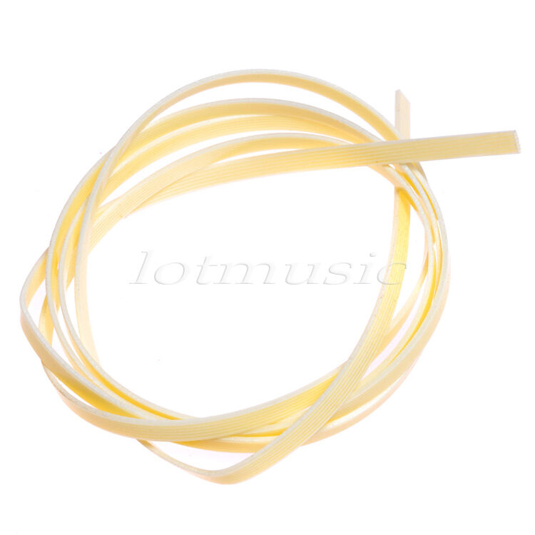 2 Pcs Guitar Bindings 5 Feet 2 x 1.5mm and 6 x 1.5mm Vertical Stripe Celluloid