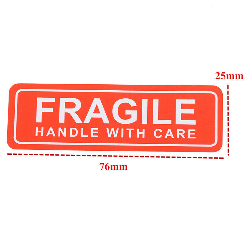 150Pcs/Roll Fragile Label Stickers Handle with Care Thank You Warning Sig.l8