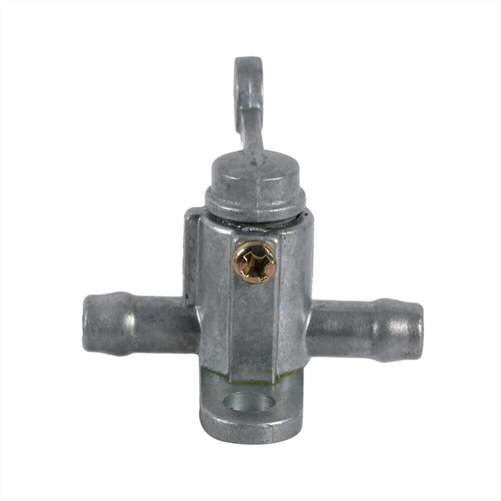 Valve Petcock 5/16 In-Line Straight Fuel Gas Shut Cut Off Tackle For Motorcycle