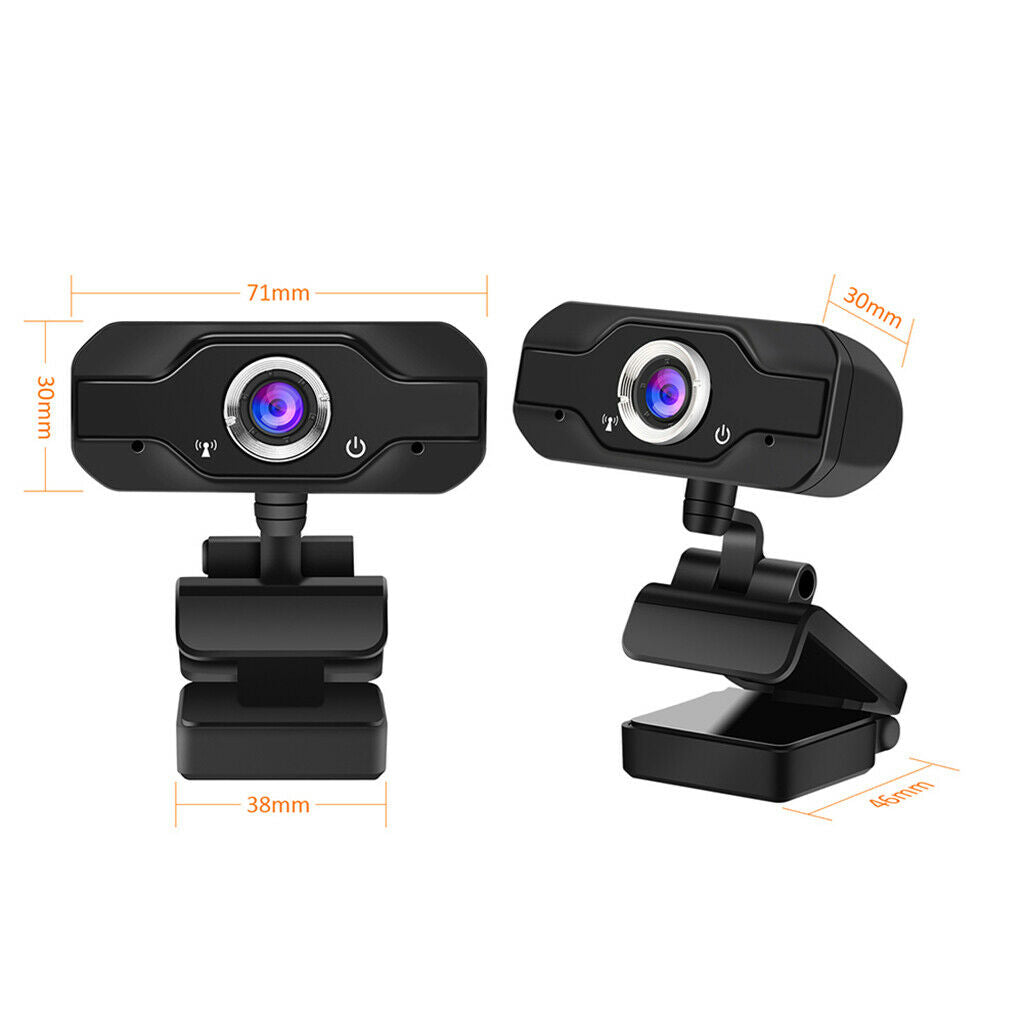 720P HD Webcam Web Camera Cam w/Mic Video Recorder PC Laptop Broadcast
