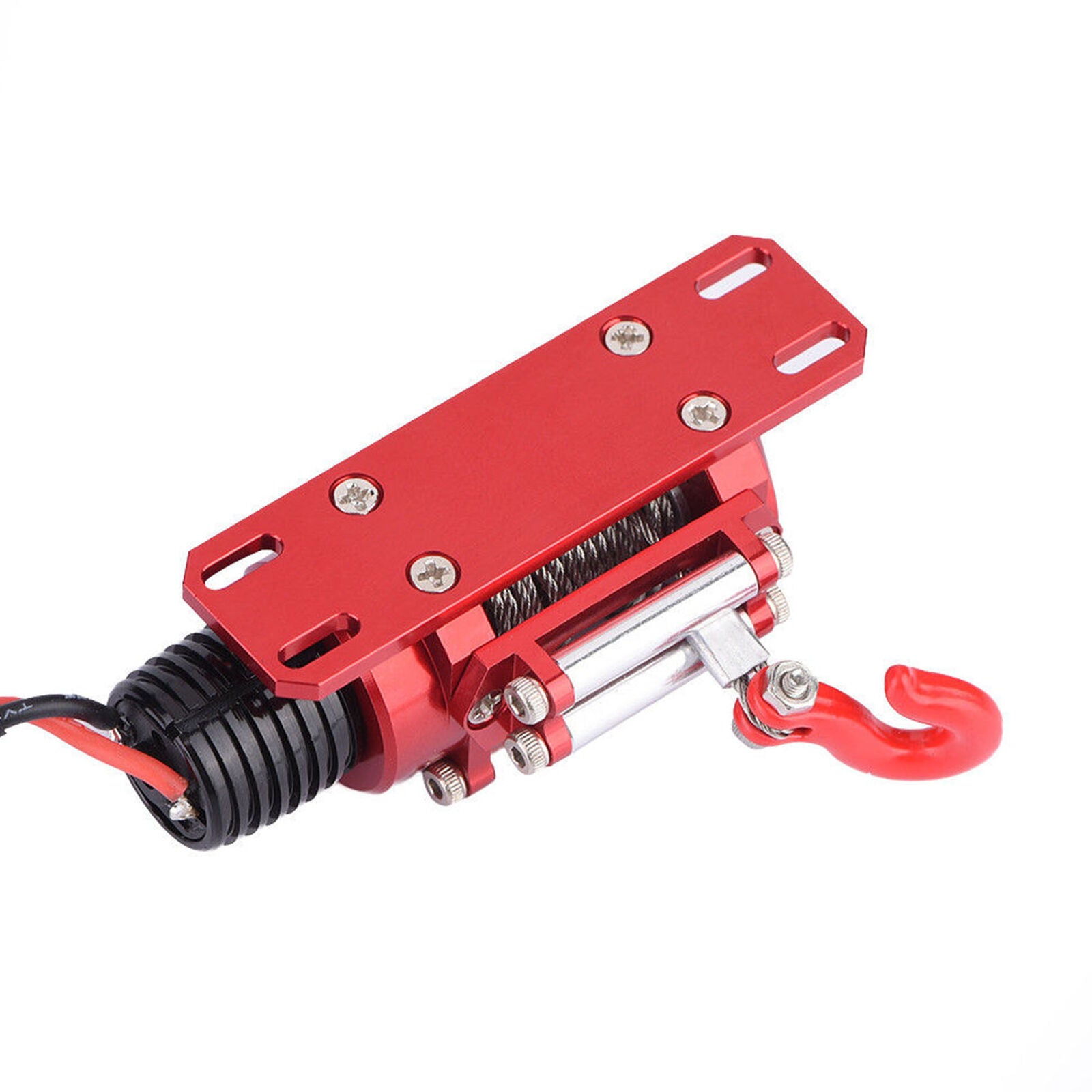 Automatic Crawler Car Winch Control For 1/10 Truck TRX-4 Axial SCX10 D90 Metal